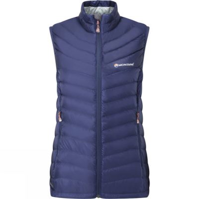 Chaleco De Plumas Montane Featherlite Mujer Azules - Chile IRK701824